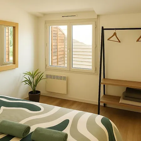 Daire Lumineux T2, 2 Pers, Jardin & Terrasse Au Calme Trélazé